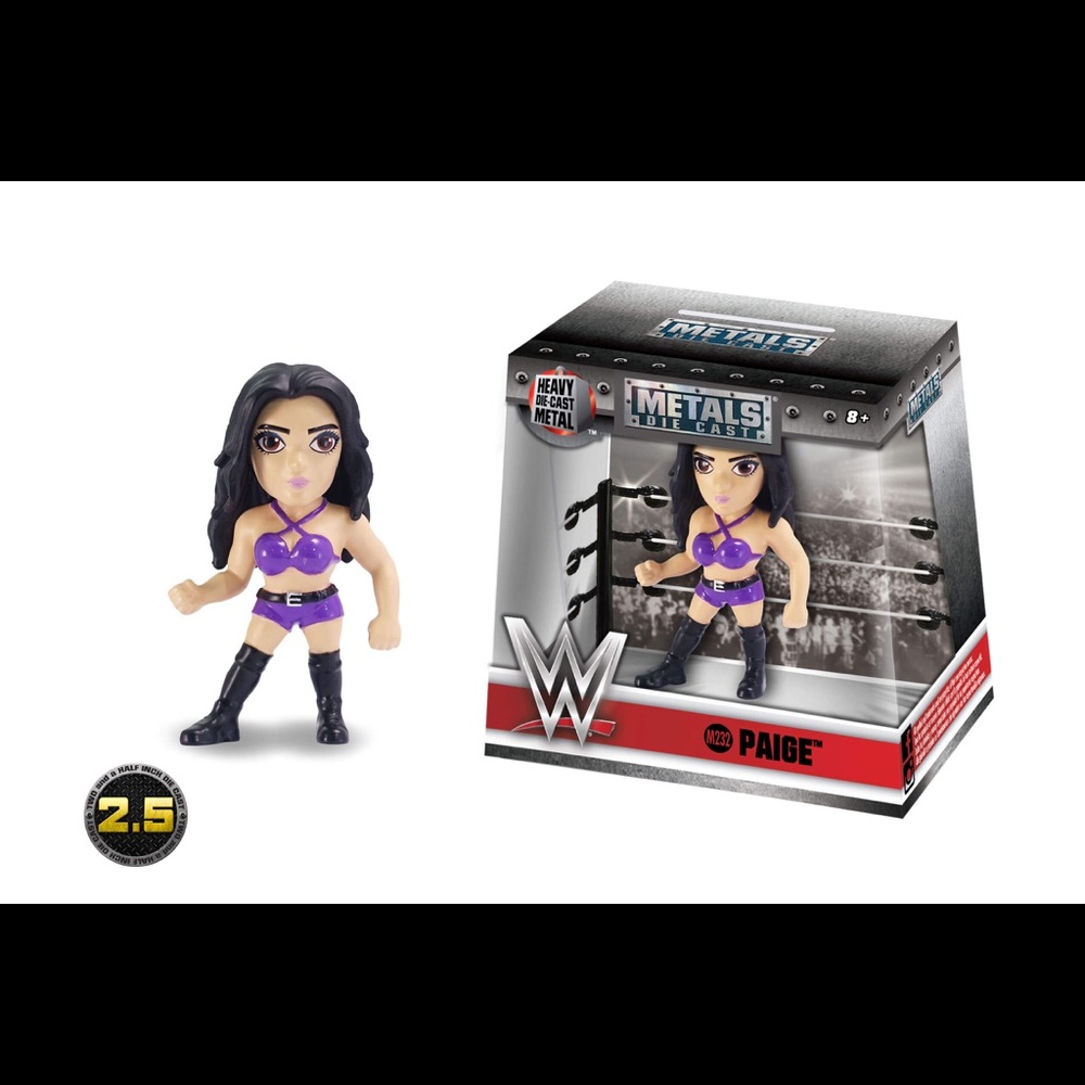 🤼‍♀️🖤 NIB WWE Paige Metals Die Cast Mini Figure M232